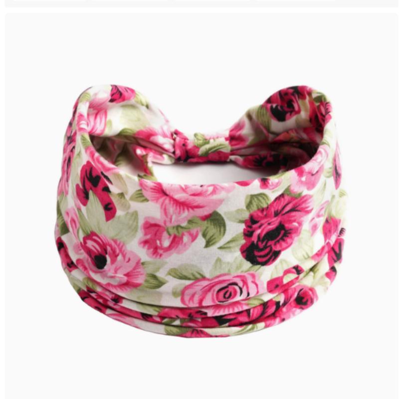 Женская повязка на голову из хлопка с принтом в стиле бохо, спортивная повязка на голову, полосатая повязка на голову, повязка на голову с широкими краями, повязка на голову для йоги, мягкая повязка для волос, комплект головного убора, повязка для волос для женщин и девочек