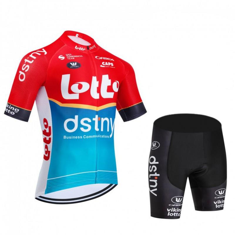 Mens Cycling Jersey Bib Shorts Set Breathable Quick-Dry Short Sleeve Performance Apparel Road Bike Riding