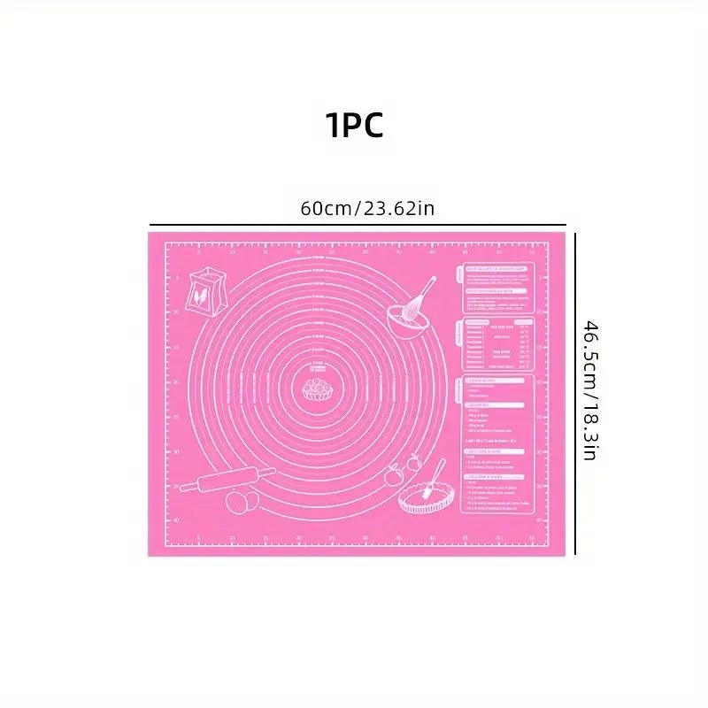 Non-Stick Silicone Baking Mat for Pastry, Dough Rolling, and Kneading - Ideal for Cookies and Pies - Kitchen Tool with Scale for Holiday Baking