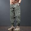 Men's Spring and Summer Tide Loose Drawstring Leg Work Pants Long Section Casual Work Pants Men S Casual Pants Clothing Work Pants Leisure Trouser