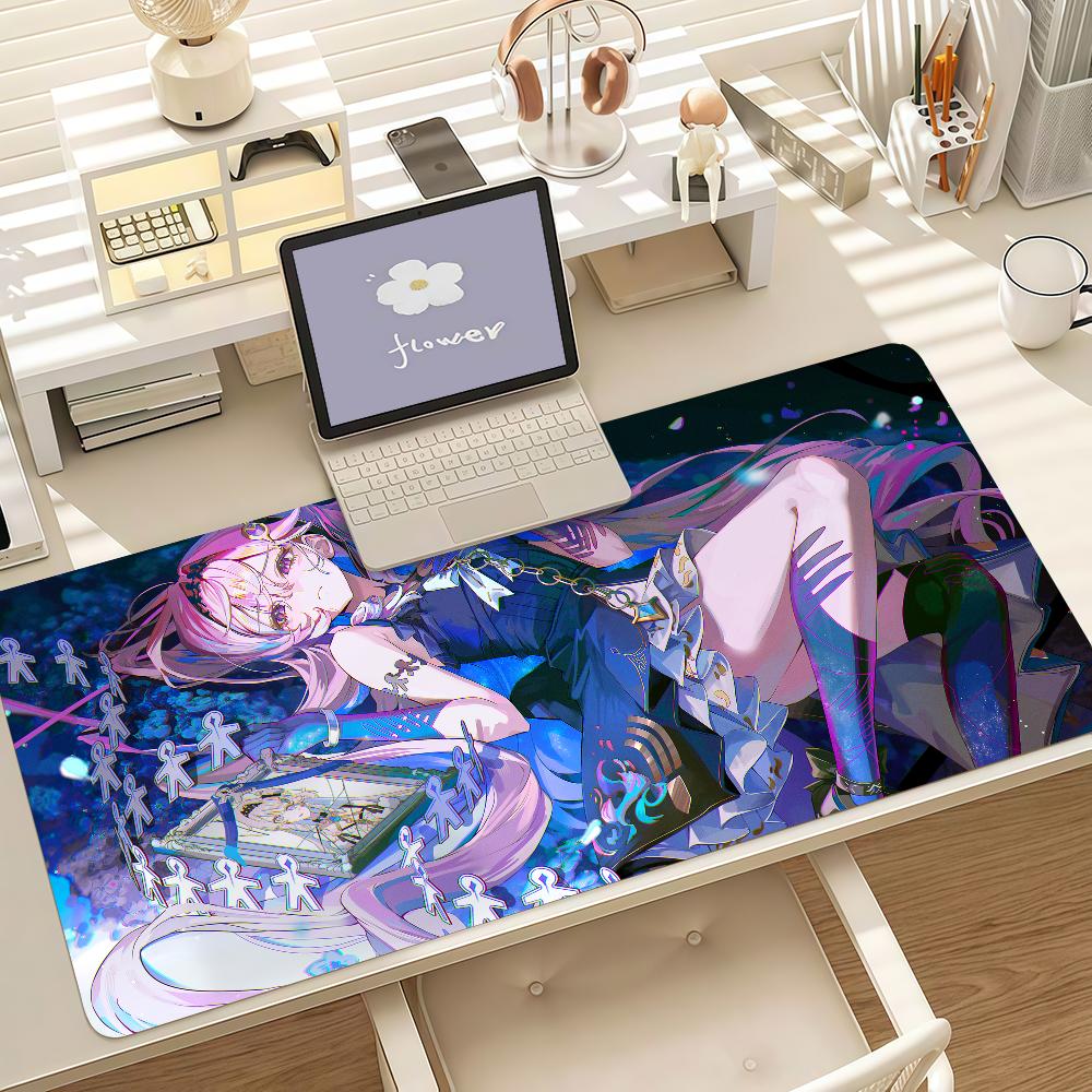 Wuthering Waves Denia Anime Large Gaming Mouse Pad AntiSlip Rubber Desk Mat Keyboard Pad For Laptop Computer Home Gaming