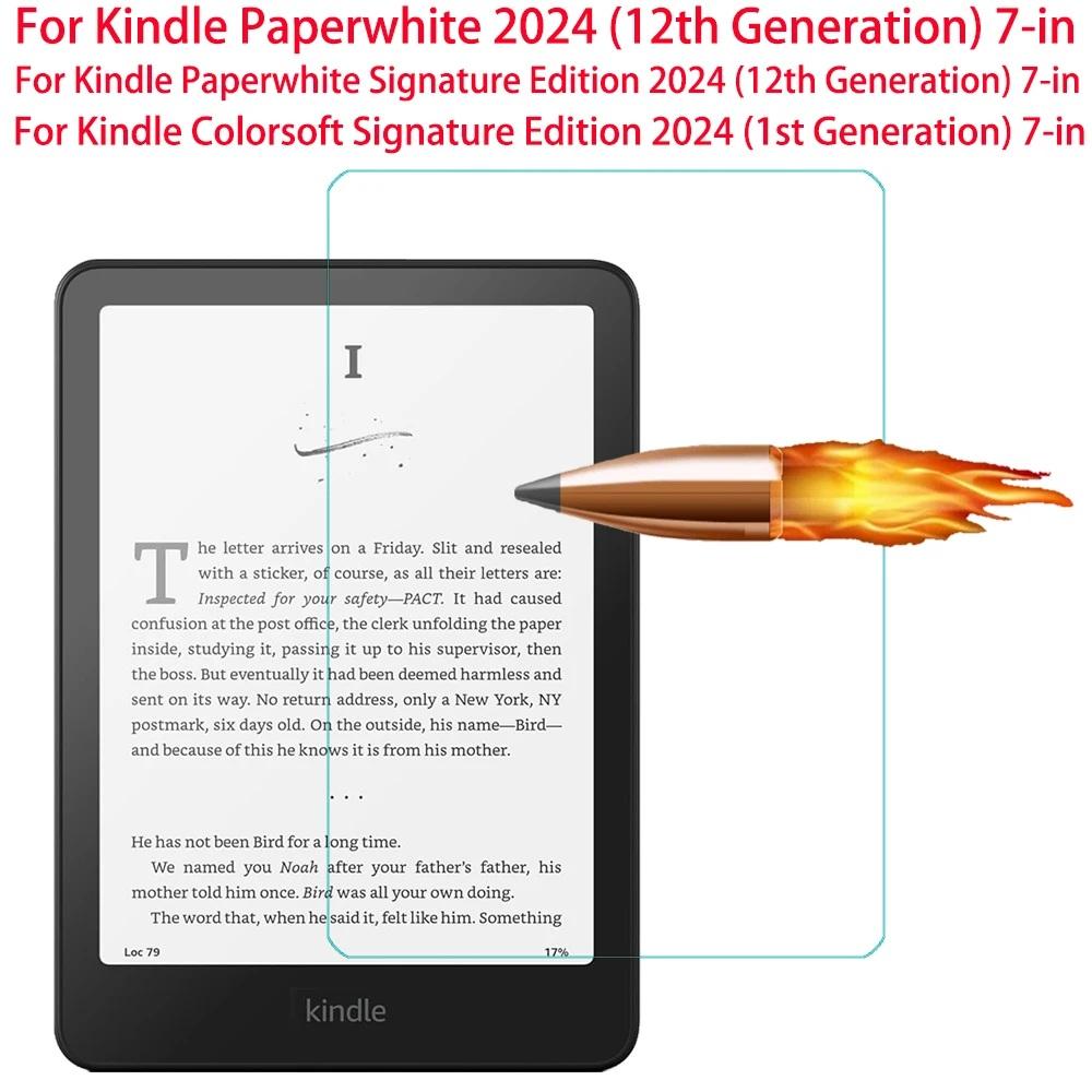 2 шт. Закаленное стекло для Kindle Paperwhite 6 2024 PW5 4 PW 1 2 3 Защитная пленка для экрана для электронной книги