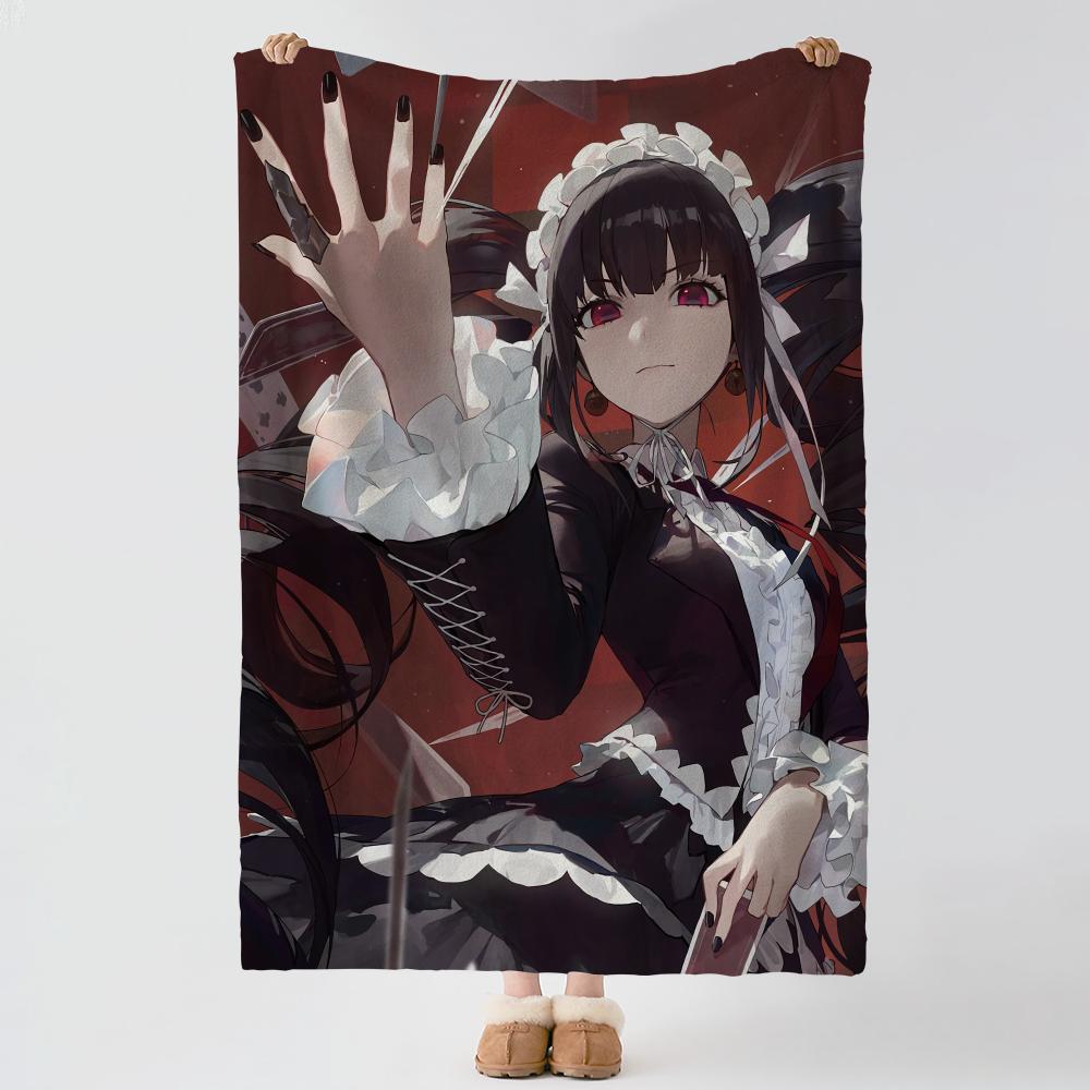 Character C-Celestia Ludenberg-g Бросок Толстое Уютное Фланелевое Одеяло, Многоцелевое Использование В Помещении На Улице Ежедневный Сон