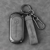 New 2025 Zinc Alloy Leather Car Key Case Cover Bag For Mercedes Benz A C E S G Class W177 W205 W213 X167 W222 CLA GLE GLB GLS AM