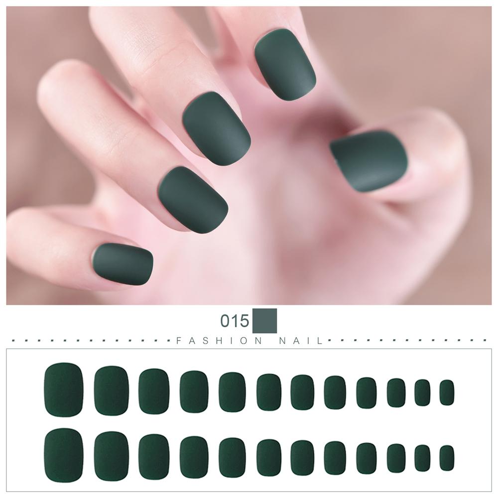 kads 24 шт. переносные накладные ногти с полным покрытием, накладные ногти с клеем, съемный французский дизайн ногтей