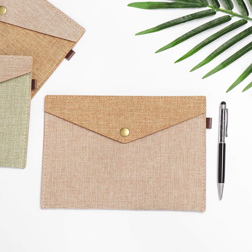 Stationery Elegant Simple Document Bag Paper Holder Canvas Felt File Briefcase File Folder