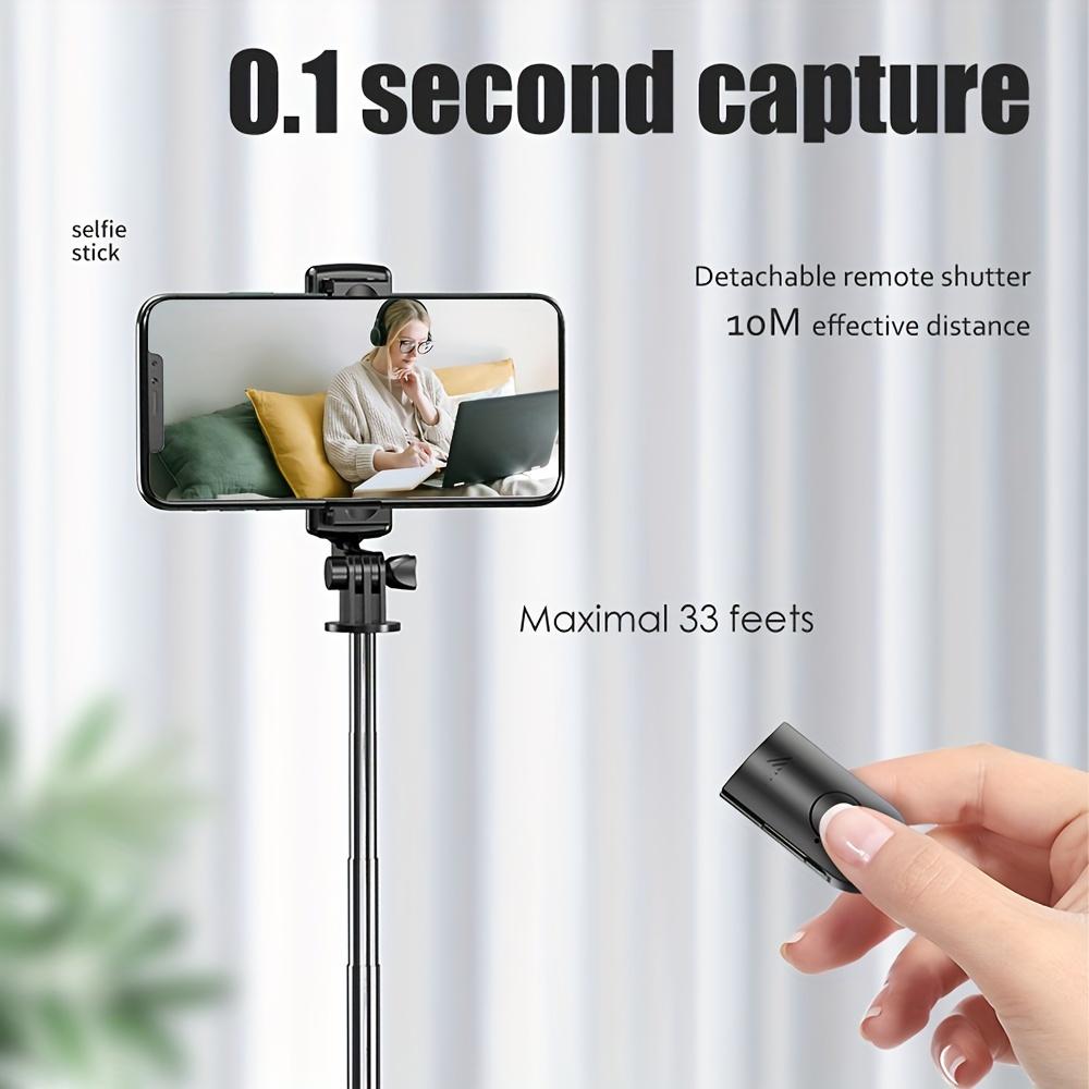 Новый штатив-кронштейн для селфи-палки S03 с пультом дистанционного управления Bluetooth, беспроводной держатель для телефона, подставка для iPhone и Samsung