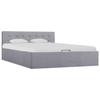 VidaXL Bed Frames with Hydraulic Storage Light Grey Fabric 140x200 Cm
