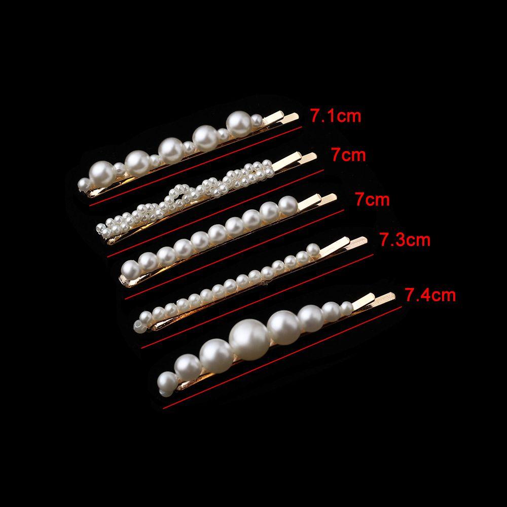 Ювелирные изделия Металлические модные жемчужные цветочные шпильки для волос Кристаллические заколки для волос Винтажные заколки Головные уборы Ювелирные изделия