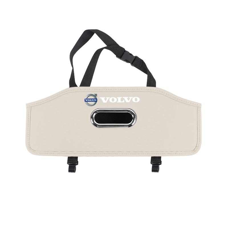Car Hook Storage Bag Seat Back Water Cup Holder Tissue Box Rear Storage Organizer For Volvo Rdesign XC60 XC90 XC40 V50 V60 V40