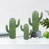 1PC Handicrafts Green Cactus Ornament Room Decor Green Plant Figurines Desktop Decoration 5X14/6X18.5
