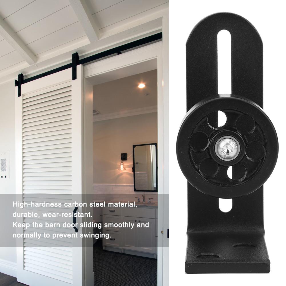 Бытовая роликовая направляющая для раздвижных дверей сарая из углеродистой стали с подшипниковыми фитингами