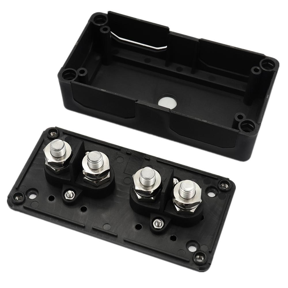 Наивысшая номинальная сила тока, 48 В постоянного тока, 200 А, 4xM10, распределительные шпильки, сверхмощная модульная конструкция, органайзер для автомобильной шины, кабельный органайзер