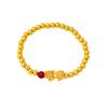 Guochao Vietnamese Sand Gold Pixiu Beaded Bracelet - Women's Retro, Colorfast Jewelry