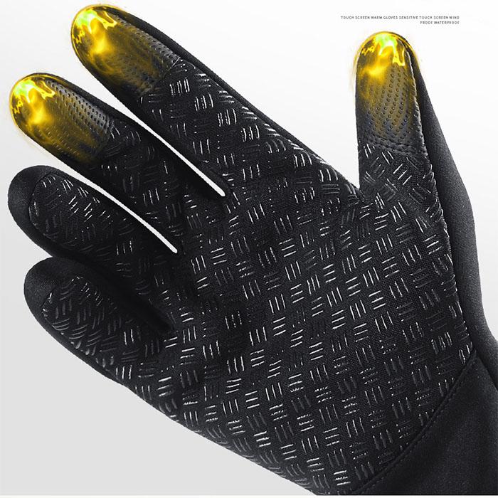 Зимние термоперчатки, водонепроницаемые ветрозащитные перчатки, сноуборд, мотоцикл, теплые термоперчатки на молнии с сенсорным экраном