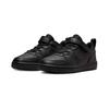 Nike Кроссовки Court Borough Low Recraft PS Triple черные детские DV5457-002
