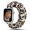 Ремешок-скранчл для Apple watch band 44мм 40мм 41мм 45мм 38 42мм 49мм Эластичный нейлоновый браслет iWatch series 3 6 se 7 8 9 ultra 2