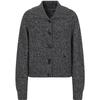 Women's Short Retro Toggle Button Wool Knit Cardigan