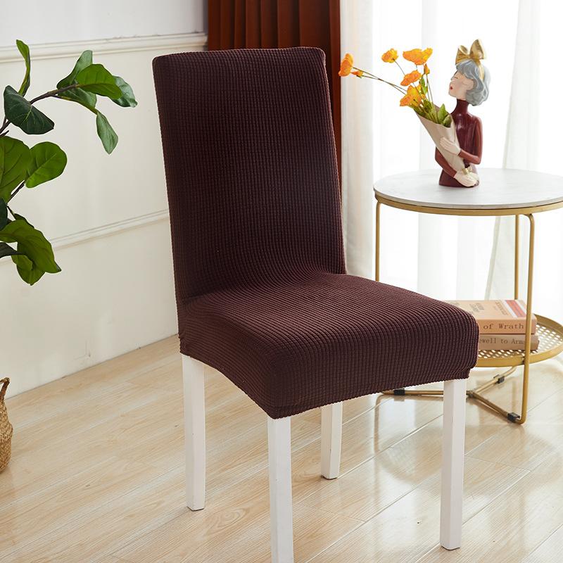 Jacquard Chair Covers Spandex Stretch Seat Slipcover Removable For Wedding Dining Room Banquet Office Housse De Chaise