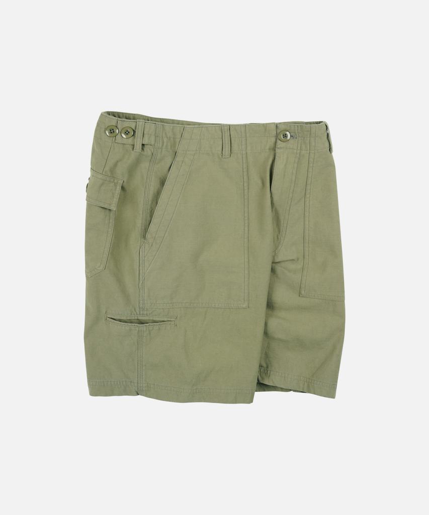 FRIZMWORKS Backsatin Essential Fatigue Shorts _ Khaki Beige