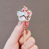 Women's Fan Tassel Suit Pin Cheongsam Brooch Cute Brooch