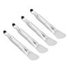 4pcs Face Mask Brushes Set Double Ended Silicone Aluminum Handle Cosmetic Beauty Tool