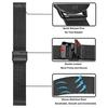 For Garmin Venu X1 Watch Strap Milanese Stainless Steel Band with Buckle