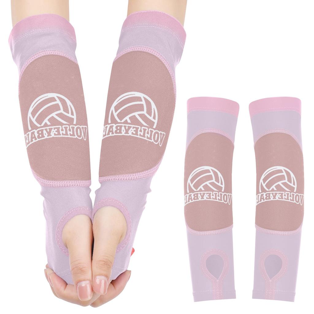 2 Pcs Volleyball Arm Sleeves Forearm Sleeves Volleyball Arm Pads For Boys Girls Teen Youth Wrist Guard
