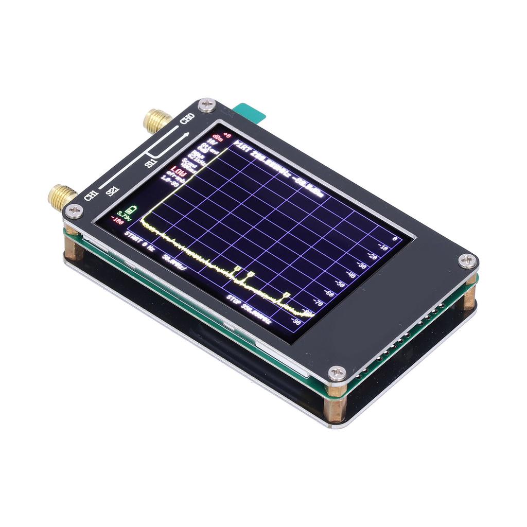 2,8-дюймовый анализатор спектра, портативные миниатюрные анализаторы частоты с сенсорным экраном 0,1?960МГц