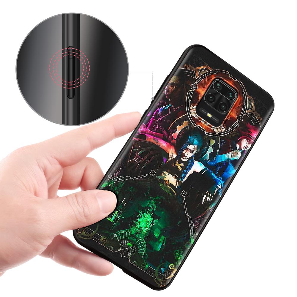 Чехол с рисунком Arcane Game для Xiaomi Redmi Note 9S 9 11 10 8 Pro 9C 9 K40 9A 7 8T 7A 9T, мягкий силиконовый чехол, черный чехол для телефона