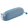 LIHIT Punilabo Animal Silicone Pen Cat [Opabinia] [LIHIT LAB.] LAB. Pouch/Pencil Case/Pencil Case, Brown-and-White