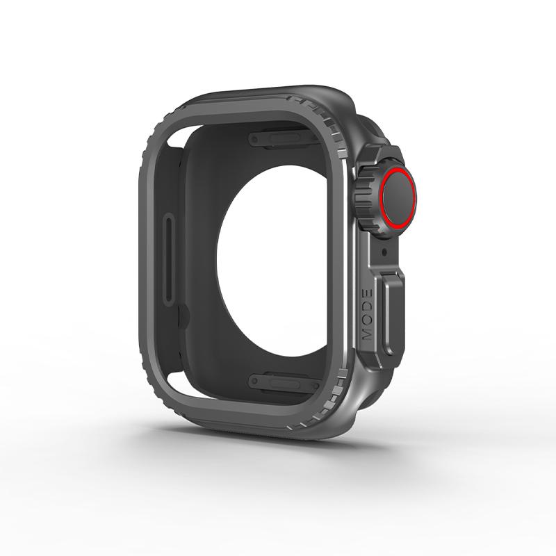Металлический бампер для Apple Watch 45 мм, 44 мм, защитная рамка для iWatch Series 9, 8, 7, 6, 5, 4, SE, замена на Ultra 2, 49 мм