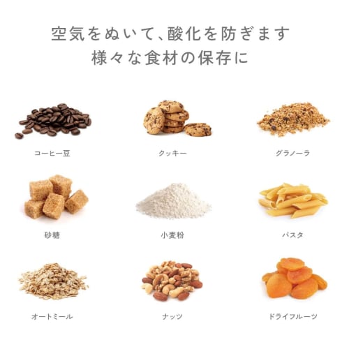 OHM Electric Vacuum Storage Container, Glass Automatic Vacuum Canister, Airtight Storage Container, Electric Canister, Reusable Automatic Suction, 750