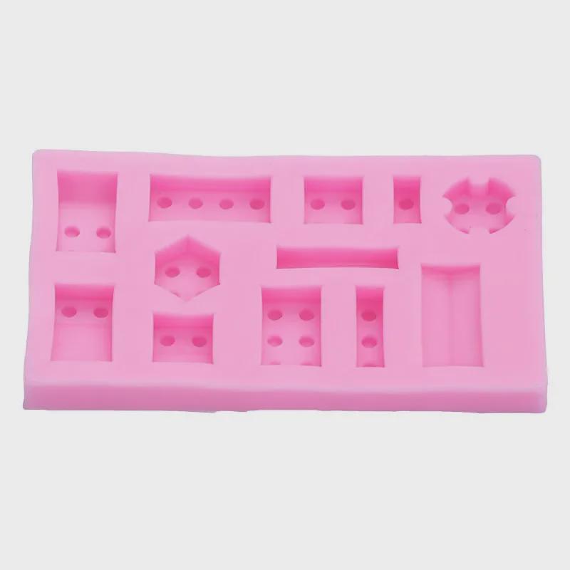 DIY Silicone Mold for Fondant, Lego Block Cake Decoration & Chocolate Ice Cube