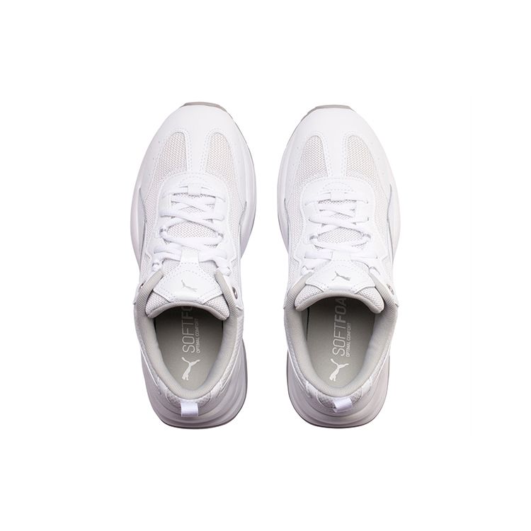 Puma Cilia Patent SL White Silver Women Sneakers Grey-Violet 372500-01