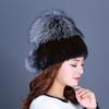 Hat Lady Winter New Mink Fur Fox Fur Woven Cap Winter Elegant Warm Fur Hat