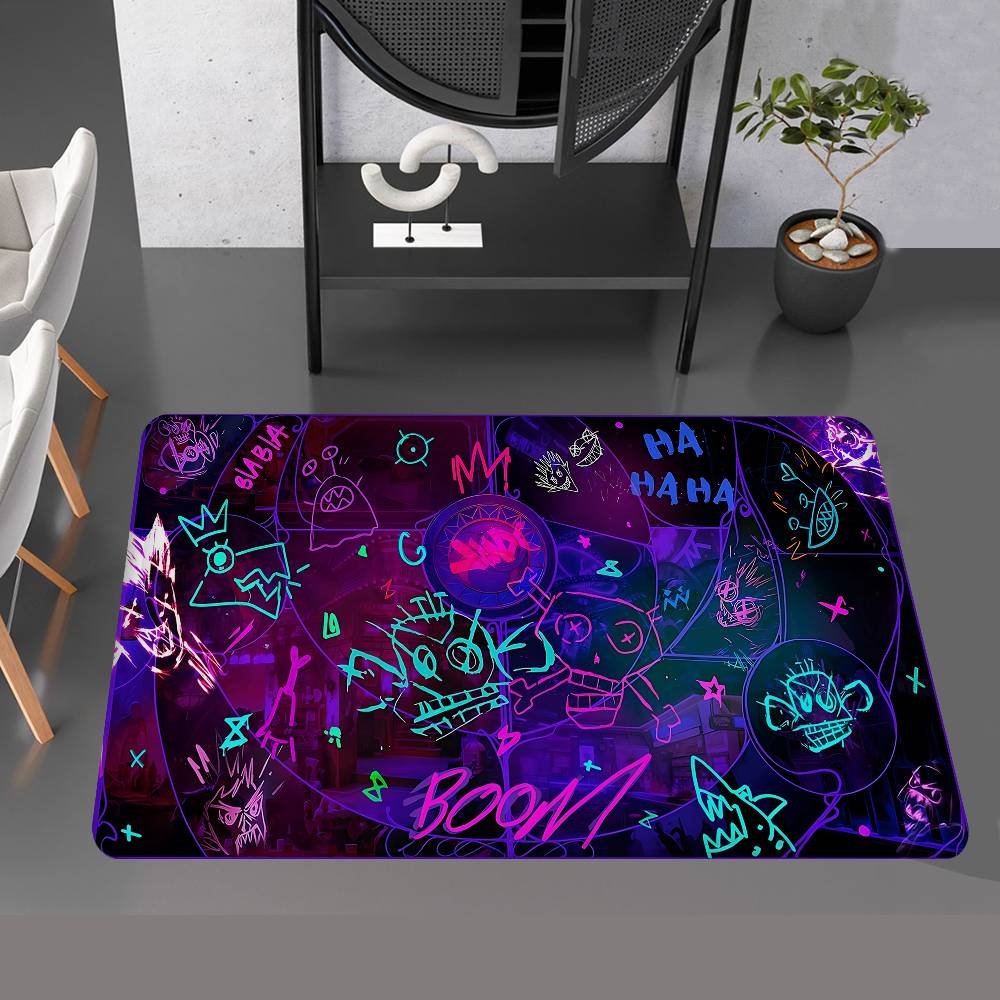 Anime A-Arcane Door Mat Washable Non-Slip Living Room Sofa Chairs Area Mat Kitchen Doormat Area Rug