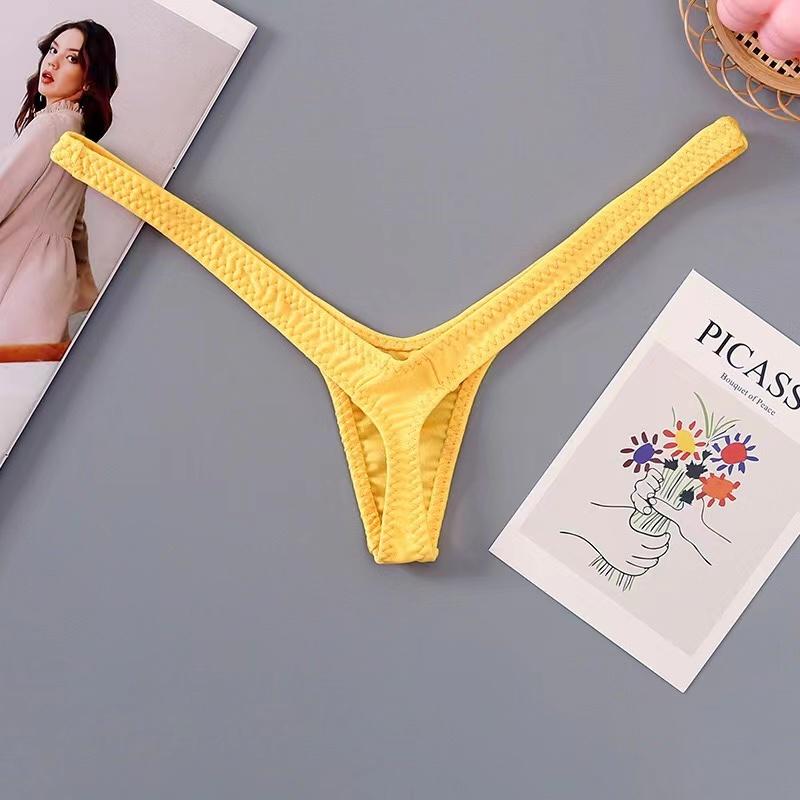 Новые женские дышащие стринги с глубоким V-вырезом, сексуальные, с низкой посадкой, мини-трусики, низ бикини, женское нижнее белье