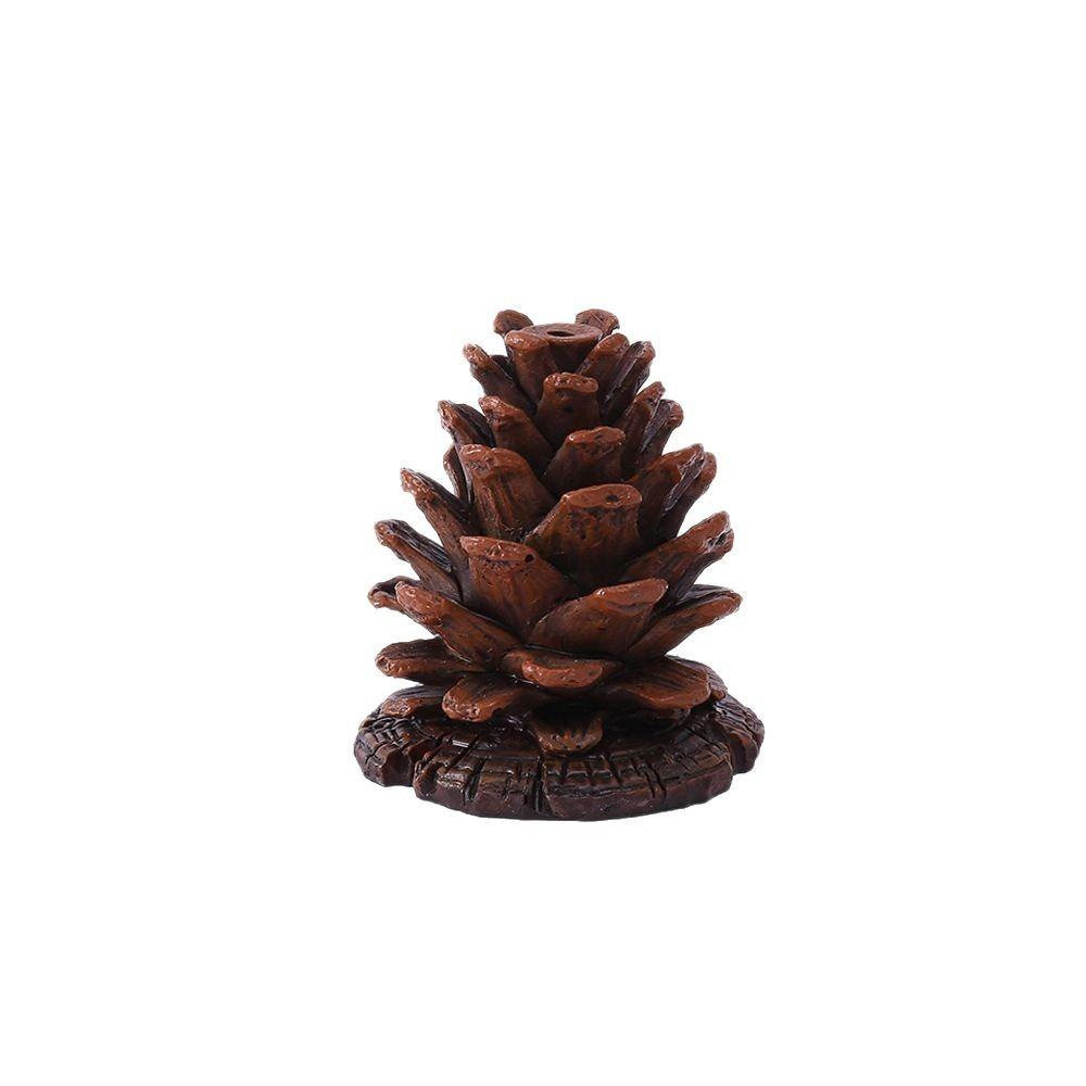 Stereoscopic Simulation Pine Cone Fragrance Base Funny Incense Insertion Incense Base Holder Home