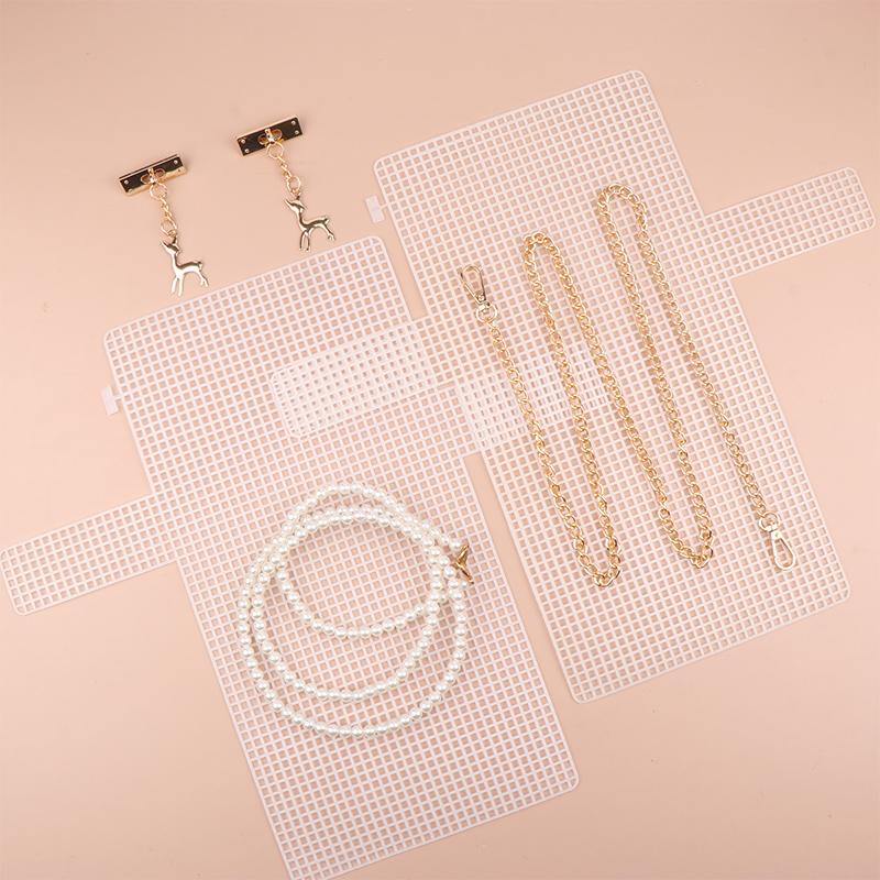 Вспомогательный Набор для Плетения Пластиковая Сетка Материал для Плетения Пластиковая Сетка Сетка для Сумки Ручной Работы Аксессуары для Сумки Сделай Сам