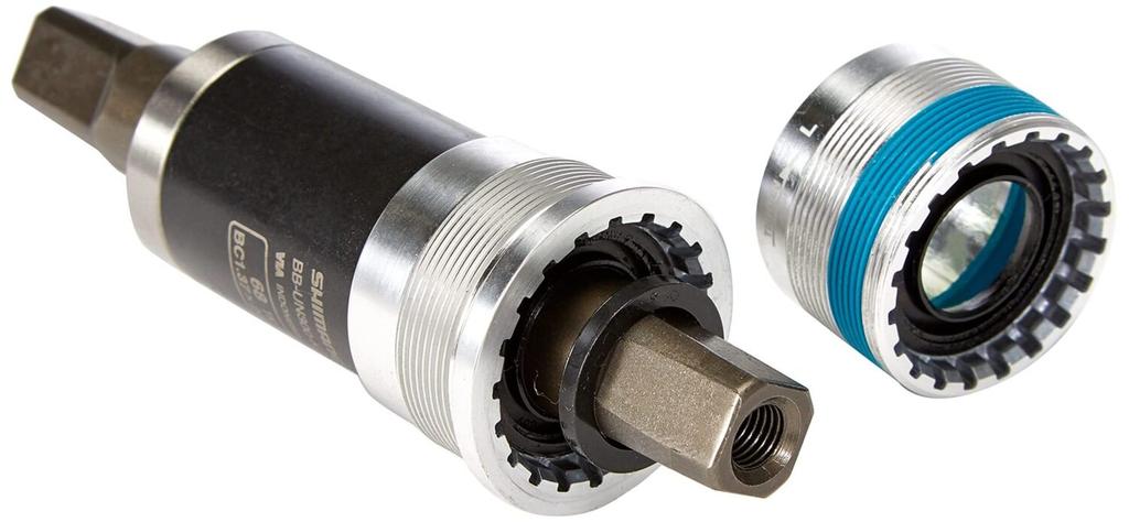 SHIMANO Каретка Совместима с цепью Стакан 68 мм Вал EBBUN300KB27X MTB/CITY BB-UN300-K корпус, ширина длина 127,5 мм (D-EL)
