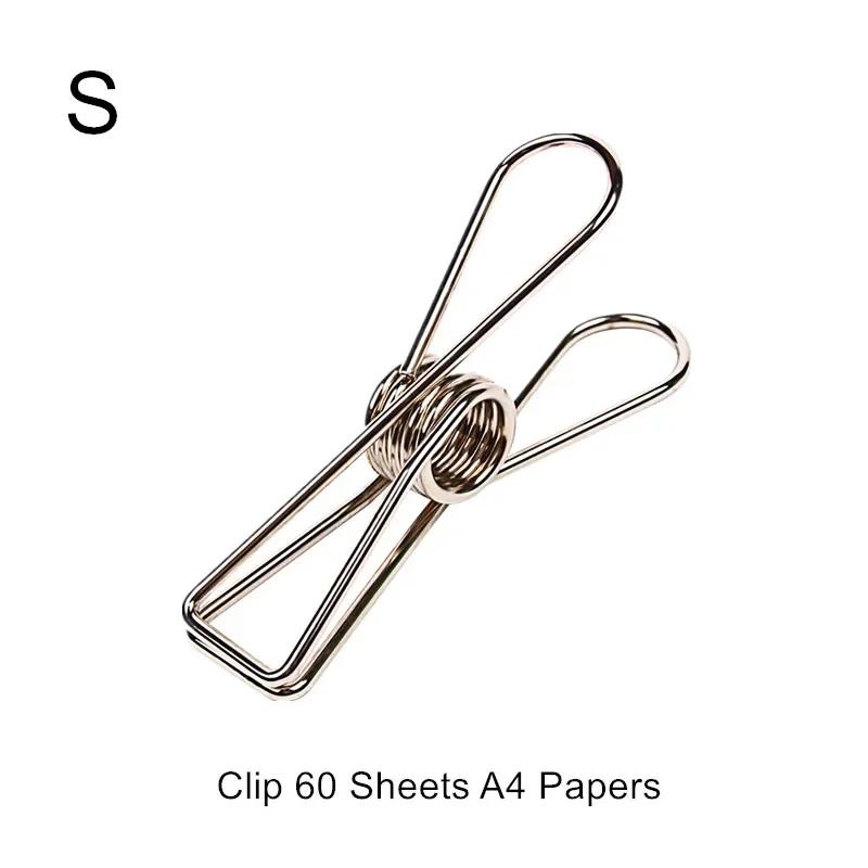 2 шт./набор металлических зажимов для офиса, школы, канцелярских принадлежностей, скрепок для файлов, документов, органайзеров