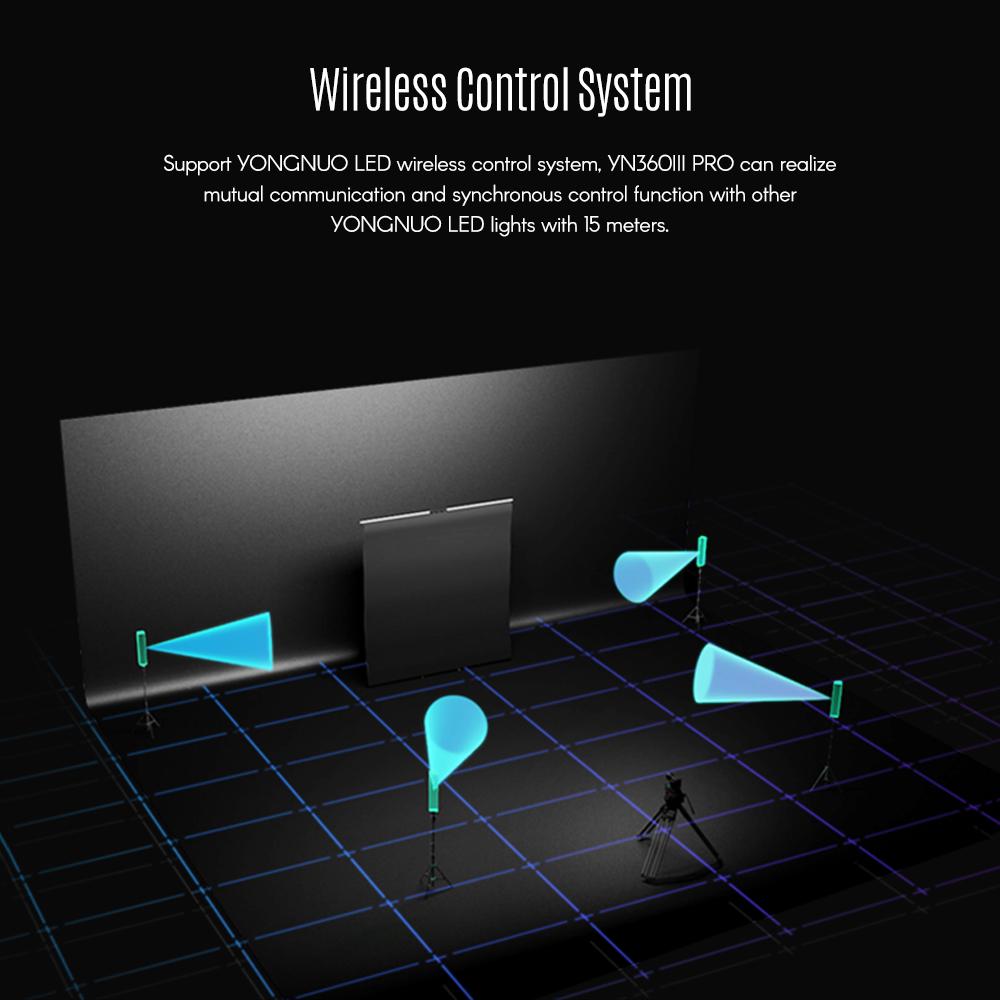 YONGNUO YN360III PRO RGB Full Color LED Video Light with Remote Control Touch Adjusting 10 Special