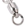 Accessories Hooks Barrel Stainless Steel Fishing Connector Swivel Ring Ball Bearing Solid Ring