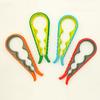 Bottle Opener Cap Twister Four-in-One Jar Lid Opener Anti-Slip Grip Easy Twist Off Caps Multiple Colors Kitchen Gadget