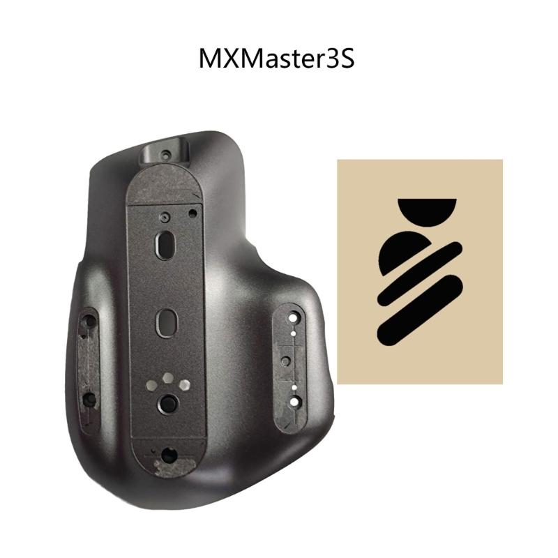 Wireless Mouse Bottom Housing And Feet Pad for MX 3 3S Easy Snap On Enhanceds Glides Performances