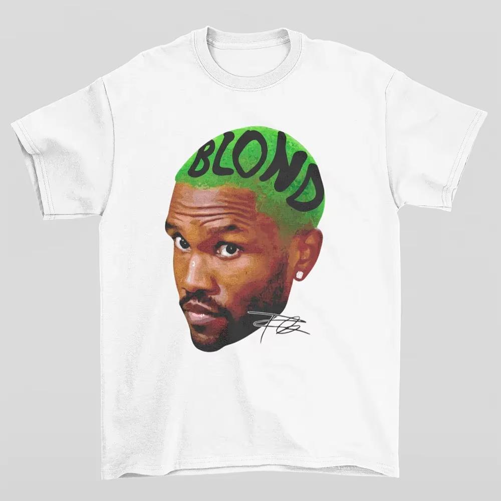 Футболка унисекс Frank Ocean в японском стиле с принтом 100% хлопок, короткий рукав, мужская, летняя, Y2k, хип-хоп, с круглым вырезом, модная, оверсайз