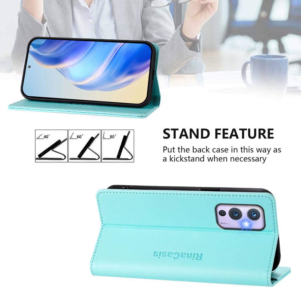 For OnePlus 9R,OnePlus 8T,Nord CE 5G,Ace,Nord N30,N200 5G...Premium PU Leather Wallet-Style Case,Shockproof & RFID-Blocking