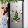 Christmas Decorations Refrigerator Magnet Room Decor Magnetic Christmas Tree Decorations Santa Reindeer Magnets Fridge Stickers