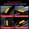 AABHD1 4pcs Car Door Sticker Reflective Safety Warning Mark Decoration Decals For Chevrolet Spark Captiva Cruze Tracker Epica Optra SS